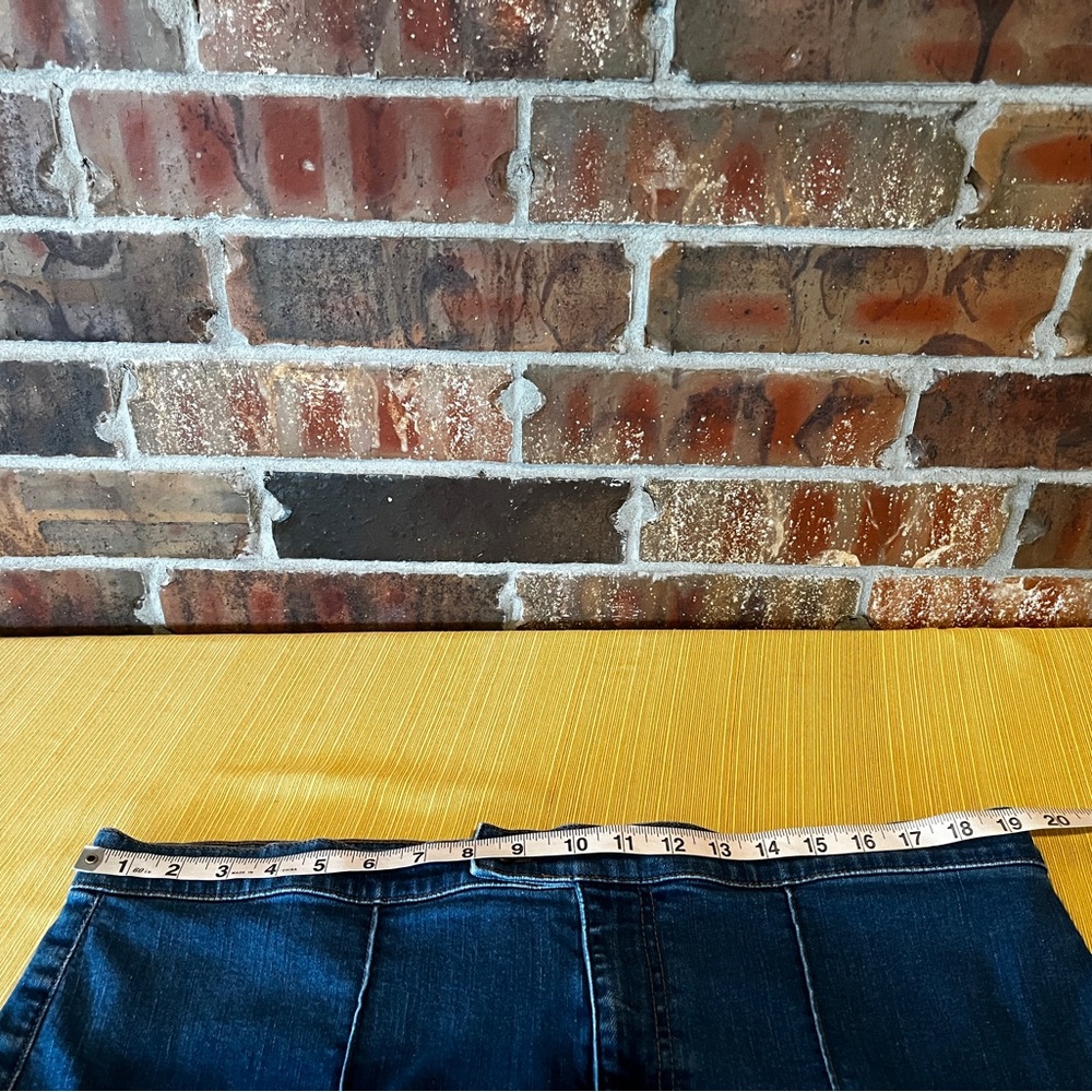 Loft Outlet Light Wash Denim Jeans Original Straight Crop Women’s Size:16 - Picture 4 of 8